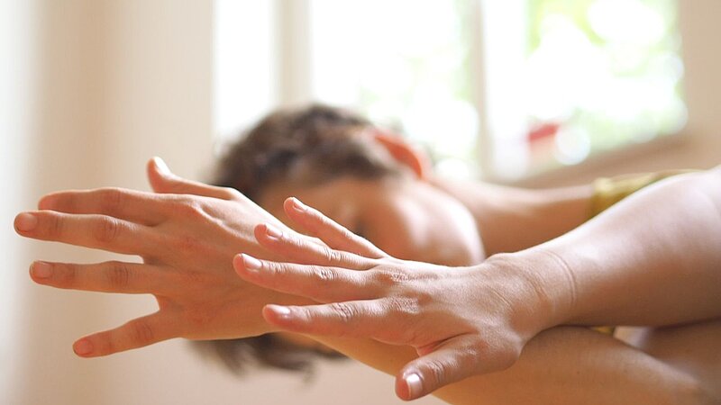 sich berührende Hände