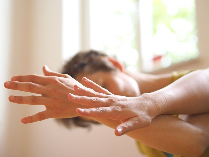 sich berührende Hände