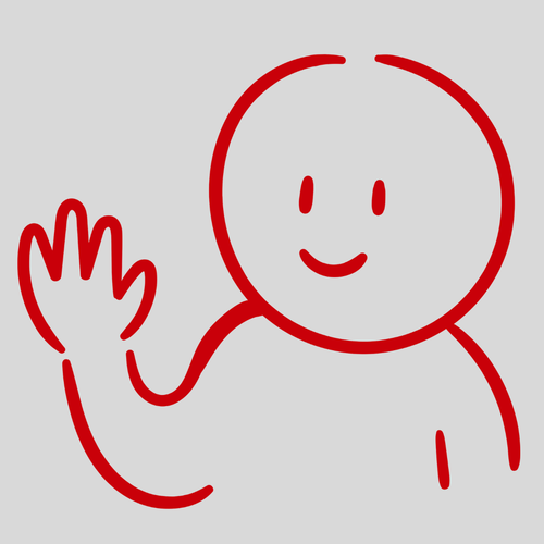 Stellvertreterbild für MItarbeitende im Kreativ-Haus Motiv Strichmaennchen