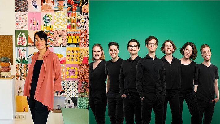 Peng!Improtheater und Frau Line im Kreativ-Haus