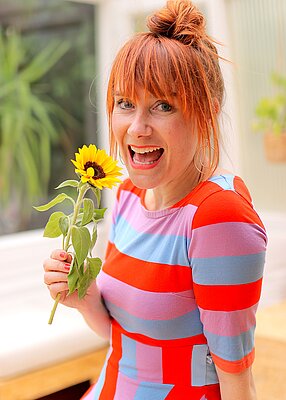 Corinna Bilke im Kreativ-Haus