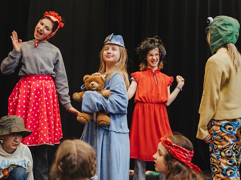 Standbild einer Szene Kindertheaterspiel