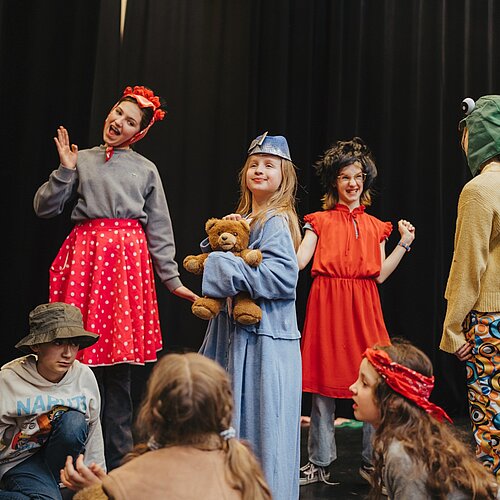 Standbild einer Szene Kindertheaterspiel