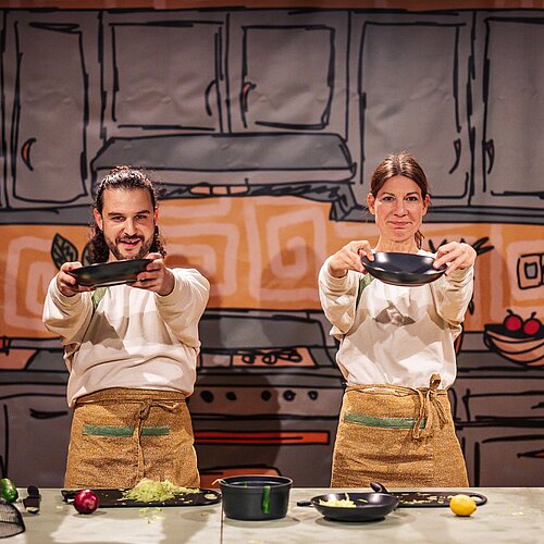 Fetter Fisch mit Demokratissimo im Kreativ-Haus