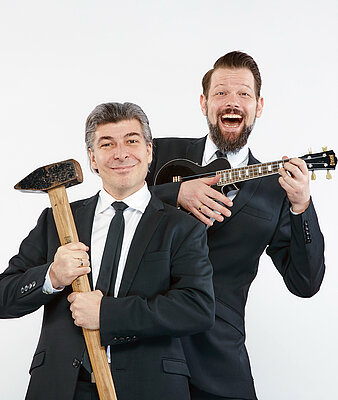 Satire-Duo ONKeL fISCH im Kreativ-Haus