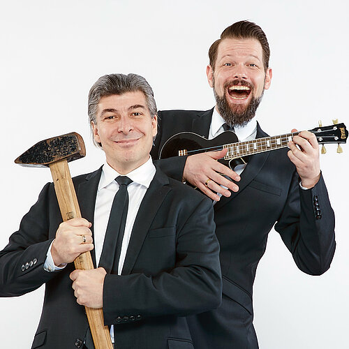 Satire-Duo ONKeL fISCH im Kreativ-Haus