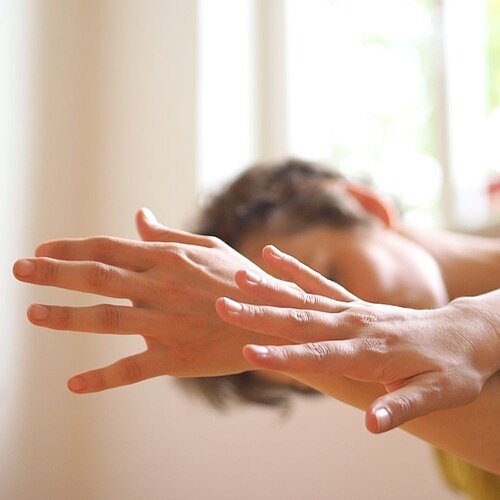 sich berührende Hände