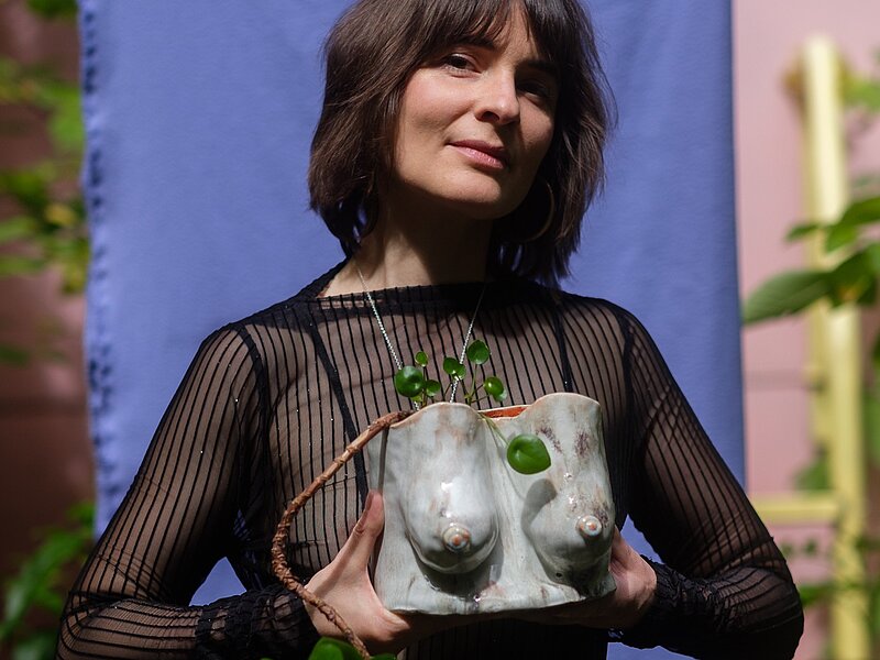 Rebecca Endler im Kreativ-Haus