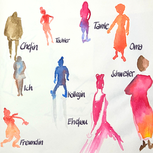 gezeichnete Menschen