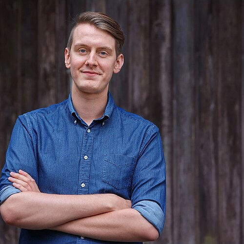 Comedian Jonas Greiner im Kreativ-Haus