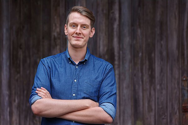 Comedian Jonas Greiner im Kreativ-Haus