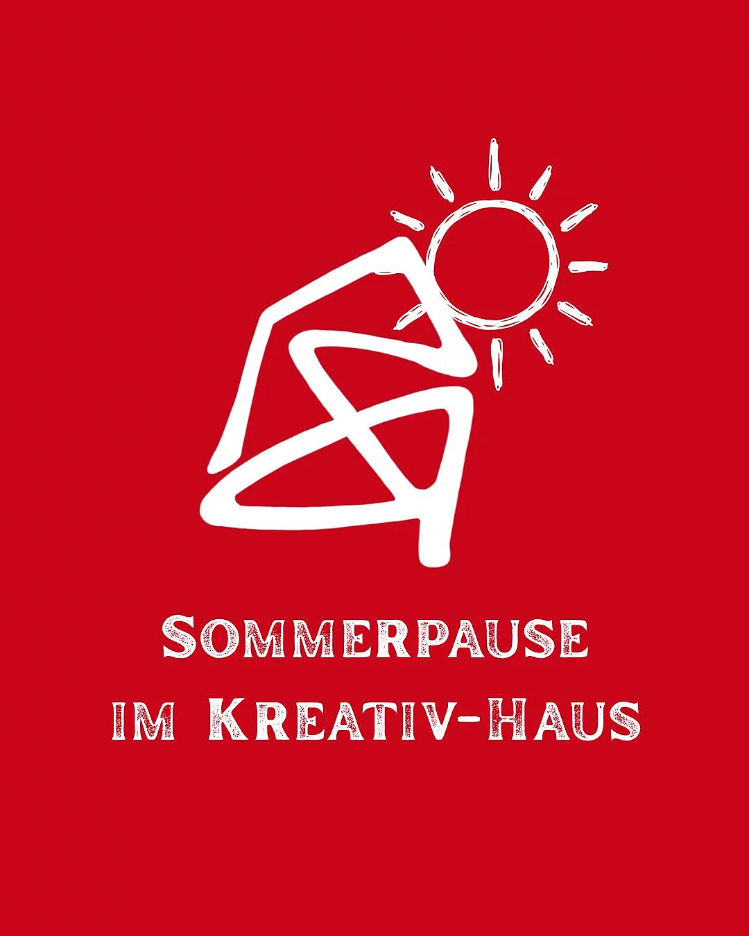 Kreativ-Haus Münster Logo mit Sonne für Sommerpause