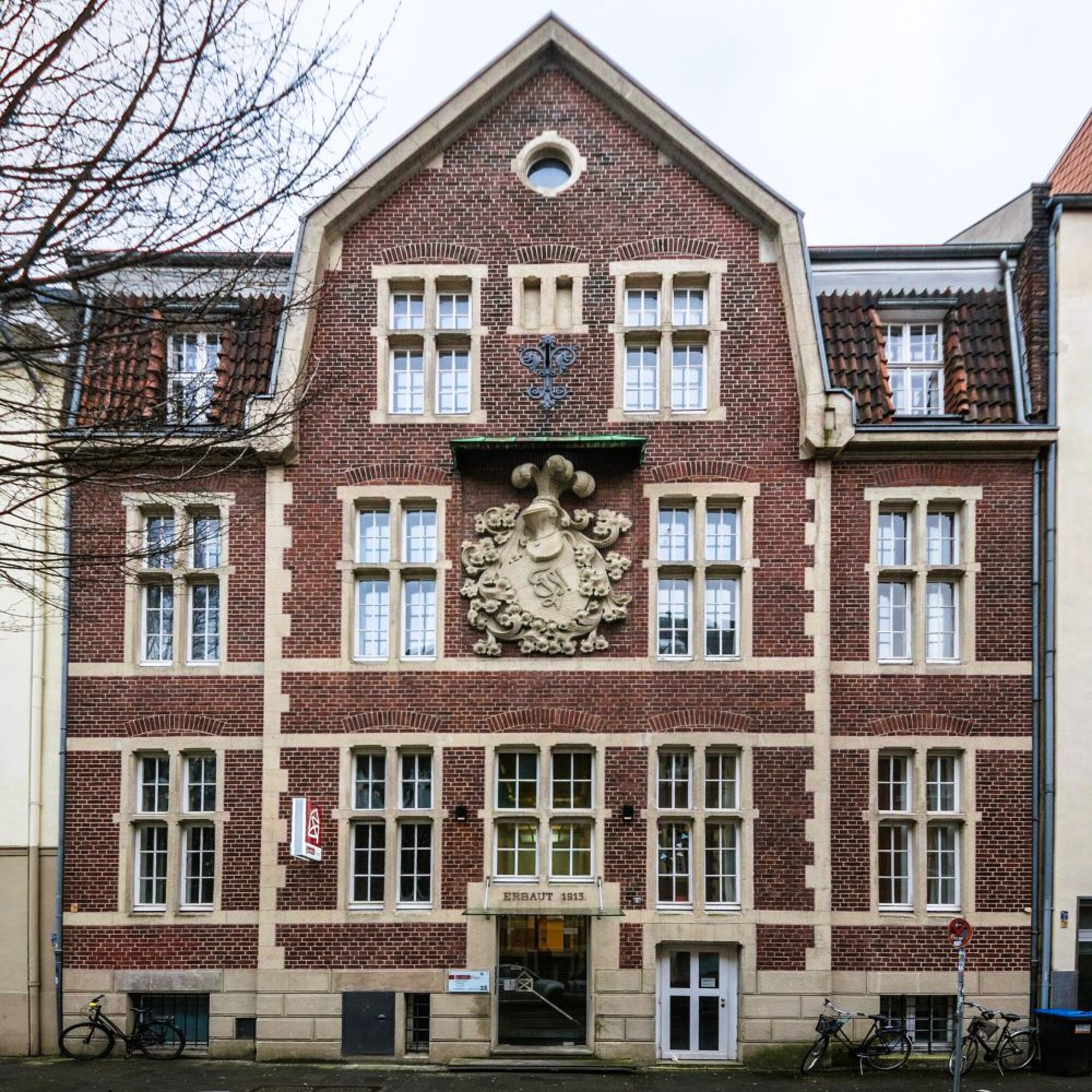 Kreativ-Haus denkmalgeschütze Fassade Ansicht von Diepenbrockstraße