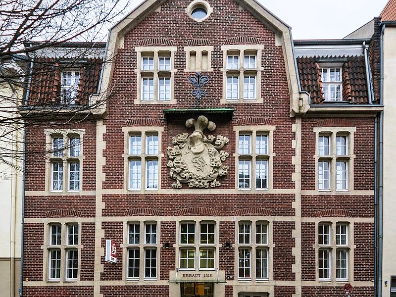 Kreativ-Haus denkmalgeschütze Fassade Ansicht von Diepenbrockstraße